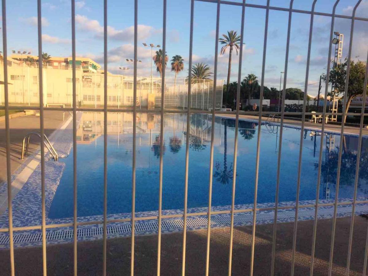 Modern Apartment In Canet De Berenguer 72 M² Pool カネット・デ・ベレンゲル エクステリア 写真